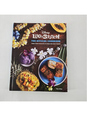Lilo Stitch Official Cookbook Tim Rita Hardcover 2023 Disney NWOT